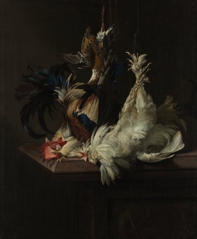 Still Life with Poultry by Willem van Aelst